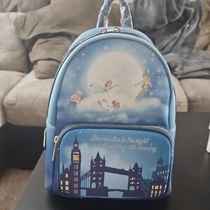 Loungefly Blue Peter Pan London Loungefly Backpack